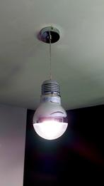 💡 Zilveren designlampophanging - onberispelijke staat, Ophalen, Zo goed als nieuw, Glas, 50 tot 75 cm