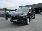 Ford Transit Custom 320L L2 2.0 TDCi 136pk 3pl Trend Luxe, Auto's, USB, 1995 cc, Euro 6, Zwart