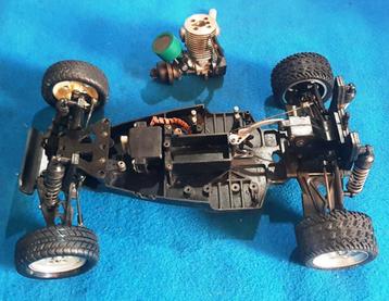 Vintage Kyosho Sandmaster (NIET compleet) + GS11R-motor  beschikbaar voor biedingen