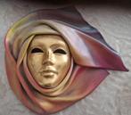 Masque vénitien cuir ( acheté à Venise !), Ophalen of Verzenden, Zo goed als nieuw