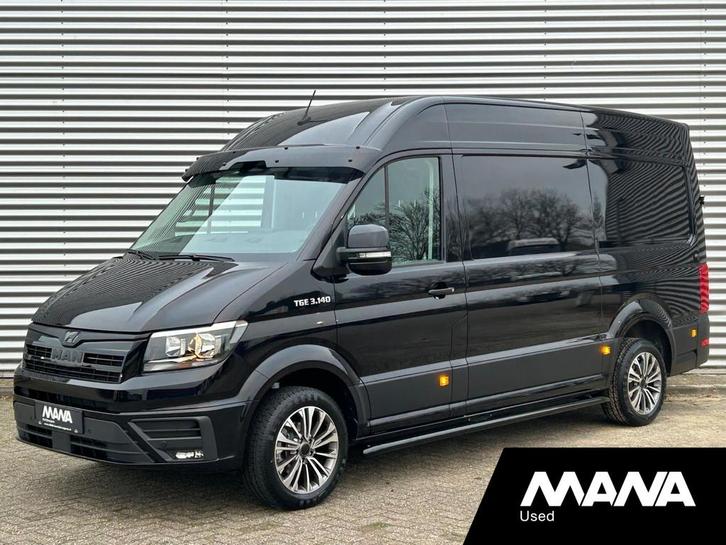 MAN TGE 3.140 L3H3 Automaat 140PK Zwart Black Lion Cruise co, Auto's, Bestelwagens en Lichte vracht, Bedrijf, Te koop, ABS, Achteruitrijcamera