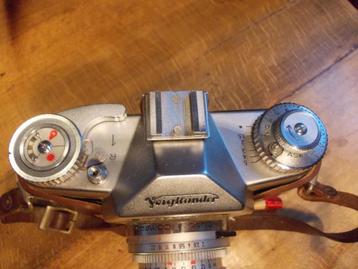 mooie antieke 1950 filmcamera Voigtländer Bessamatic deluxe beschikbaar voor biedingen