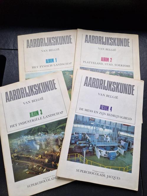 Vintage Antiek Prentenboek Jacques Aardrijkskunde van Belgie, Livres, Livres d'images & Albums d'images, Comme neuf, Livre d'images