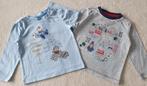 Lot de 2 t-shirts gris/bleu ciel - T80 - BabyClub - NEUF, Ophalen, Nieuw, Baby Club, Jongetje