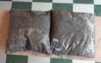 2 housses de coussins, Maison & Meubles, Enlèvement, Neuf, Brun, Carré