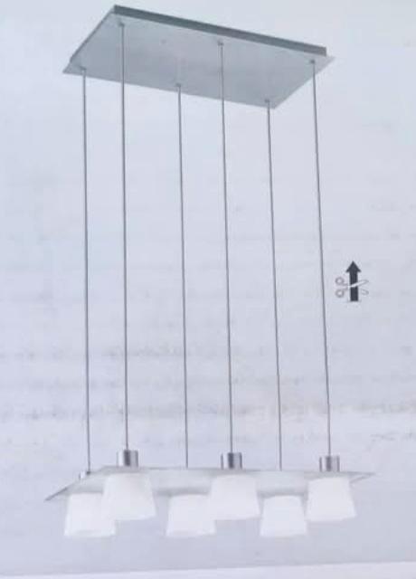 Lustre design HANGLAMP, Maison & Meubles, Lampes | Lustres, Neuf, Verre, Métal, Enlèvement