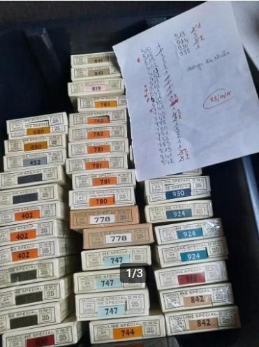 Fils à broder DMC - Étiquettes noires, Hobby & Loisirs créatifs, Broderie & Machines à broder, Neuf, Fil à broder ou Soie, Enlèvement ou Envoi