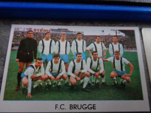 VOETBAL TEAM prent jaren 60 uitgever onbekend CLUB BRUGGE FC, Hobby en Vrije tijd, Stickers en Plaatjes, Verzenden