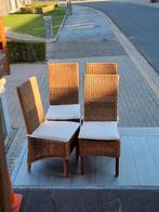 rotan stoelen, Huis en Inrichting, Ophalen, Gebruikt, Riet of Rotan, Vijf, Zes of meer stoelen
