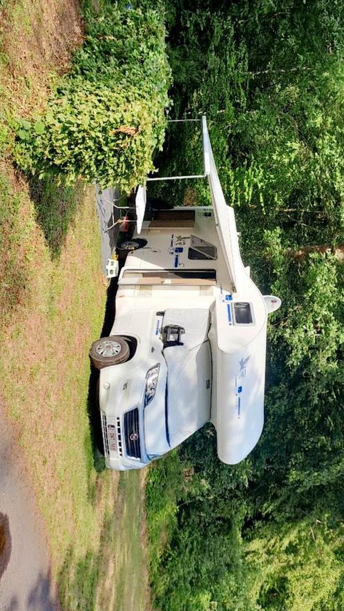 Camping car familiale 6 personnes, Caravans en Kamperen, Mobilhomes, Particulier, Half-integraal, tot en met 6, Fiat, Diesel, 7 tot 8 meter