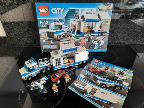 Lego City 60139 Mobil Commando Center., Kinderen en Baby's, Speelgoed | Duplo en Lego, Zo goed als nieuw, Lego, Complete set, Ophalen of Verzenden
