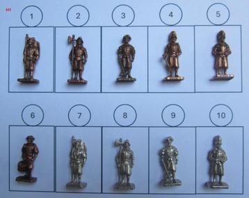 Diverse metalen soldaatjes beschikbaar voor biedingen