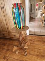 Fijn houten bijzettafel 68cm/37cm €50, Huis en Inrichting, Ophalen of Verzenden