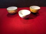 2 bols en céramique jaune et 1 en porcelaine blanche, Céramique, Enlèvement, Utilisé