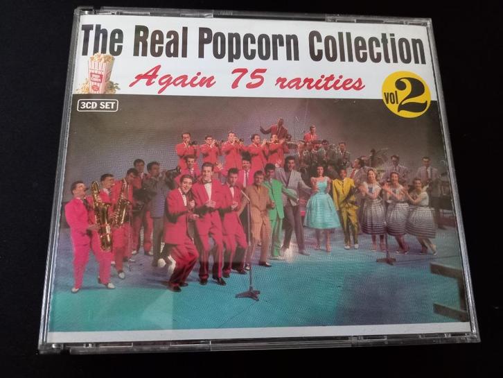 The Real Popcorn Collection Vol. 2 - " 3x cd's Box = Mint ", Cd's en Dvd's, Cd's | Pop, Zo goed als nieuw, Verzenden
