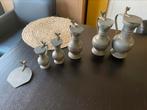 Setje tinnen kannetjes, Antiek en Kunst, Antiek | Tin, Ophalen