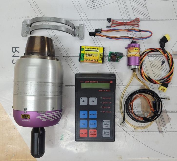 JetCat RX100 Turbine, Hobby en Vrije tijd, Modelbouw | Radiografisch | Vliegtuigen, Gebruikt, Ophalen of Verzenden