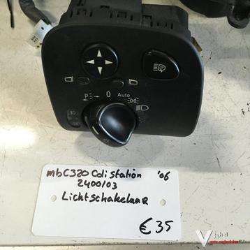 Mercedes C 320cdi station 2006 Wagennr 2400103 Lichtschakela beschikbaar voor biedingen
