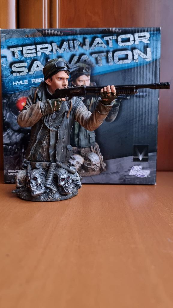 Buste Terminator Salvation – Kyle Reese (résine), Collections, Statues & Figurines, Comme neuf, Humain, Enlèvement