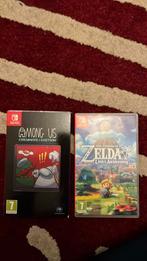 Lot de 2 jeux Nitendo Switch : Among us CREWMATE  &  Zelda, Games en Spelcomputers, Ophalen, Zo goed als nieuw