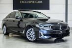 BMW 520 520iA MHEV Luxury Line 04/2021 - Full Option!, Auto's, BMW, Automaat, Achterwielaandrijving, 4 cilinders, Leder