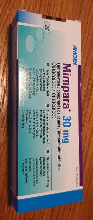 Mimpara 30mg Amgen beschikbaar voor biedingen