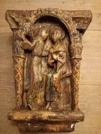 17e-18e eeuws Houten Heilig Reliigieus Beeld, Antiek en Kunst, Antiek | Religieuze voorwerpen, Ophalen of Verzenden