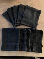 Washandjes zwart 10 stuks, Huis en Inrichting, Ophalen of Verzenden, Nieuw, Zwart