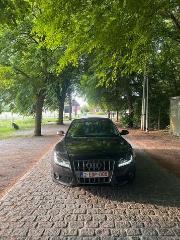 Audi A5 S-line 2.0 2012, Cuir, Euro 5, Boîte manuelle, Noir