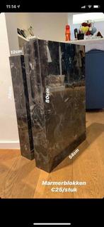 2 “marmeren” blokken, Ophalen, Zo goed als nieuw
