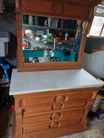 Oud kastje me spiegel, Antiek en Kunst, Ophalen