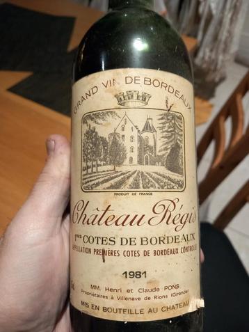 1981 CHATEAU REGIS  disponible aux enchères