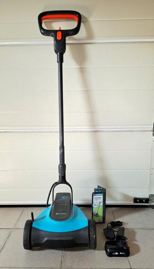 Gardena 18V grasmaaier "HandyMower" + Accu & Lader, Tuin en Terras, Grasmaaiers, Zo goed als nieuw, Elektrische grasmaaier, Minder dan 30 cm