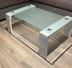 Table basse en verre à vendre — en bon état, Maison & Meubles, Enlèvement ou Envoi, Comme neuf
