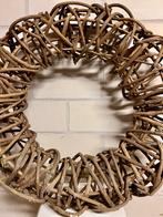 (Kerst)Krans van gevlochten takken extra groot, Huis en Inrichting, Woonaccessoires | Kransen, Ophalen, Zo goed als nieuw