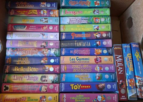 Lot 51 x VHS - Disney / Franse versie, Cd's en Dvd's, VHS | Film, Gebruikt, Overige genres, Alle leeftijden, Ophalen of Verzenden