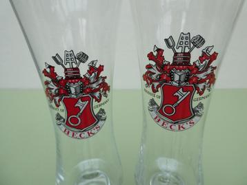 Duitse bierglazen Beck's beschikbaar voor biedingen
