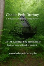 Ardennen te huur vakantie - Chalet Petit Durbuy, Vakantie, Vakantiehuizen | België, 5 personen, In bos, 2 slaapkamers, Recreatiepark