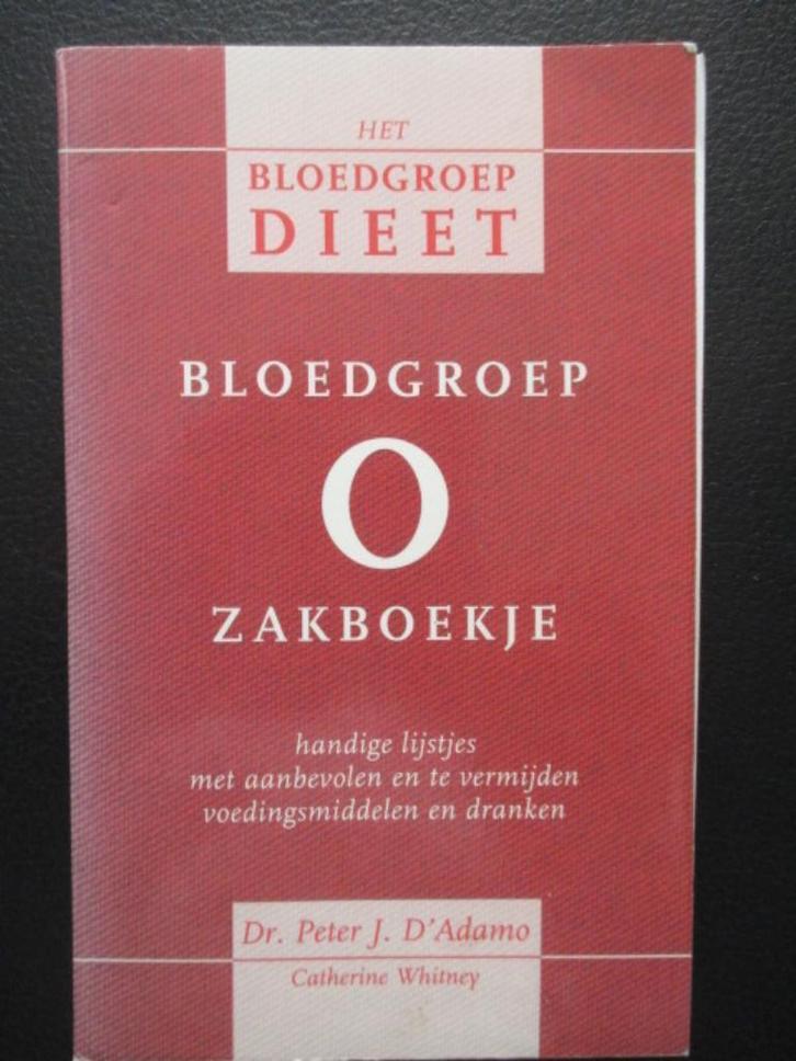 Bloedgroep O zakboekje, Boeken, Gezondheid, Dieet en Voeding, Gelezen, Dieet en Voeding, Ophalen of Verzenden