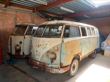 Volkswagen T1 groot restauratieproject met coole patina beschikbaar voor biedingen