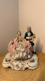 Dresden porseleinen beeldje “Muzikaal gezelschap” (509), Antiek en Kunst, Antiek | Porselein, Ophalen of Verzenden