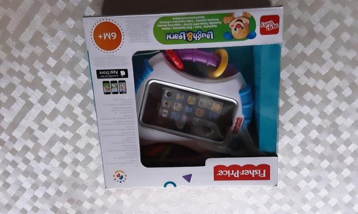Nieuw, Fischer Price duurzame houder voor iPhone, Kinderen en Baby's, Speelgoed | Fisher-Price, Nieuw, Speelset, Met licht, Met geluid