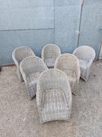 Rotan buitenstoelen, Huis en Inrichting, Stoelen, Ophalen, Gebruikt, Riet of Rotan, Rotan/boho