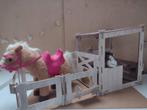Baby Born paardenstal met paard + veulen, Ophalen, Zo goed als nieuw, Babypop