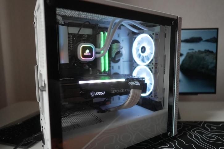 Witte gaming-pc als nieuw | RTX 3060 | AMD RYZEN 5 5600X, Computers en Software, Desktop Pc's, Zo goed als nieuw, 3 tot 4 Ghz