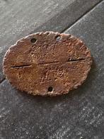 Zeldzaam Duits kenteken uit de Tweede Wereldoorlog (Dog, us), Verzamelen, Ophalen of Verzenden