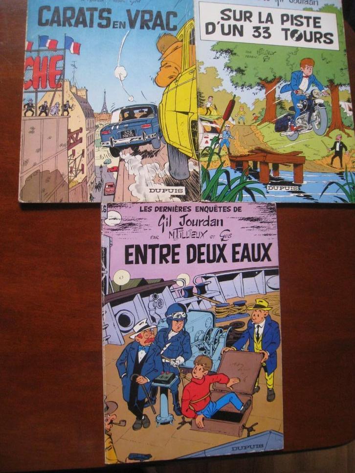 Tillieux thread jourdan 3 bd Gps, Boeken, Stripverhalen, Gelezen, Meerdere stripboeken, Verzenden