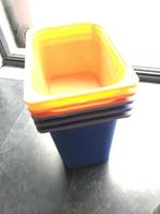 Bakken (5 stuks) met deksel-prijs voor alles, Doe-het-zelf en Bouw, Kratten en Dozen, Ophalen of Verzenden, Zo goed als nieuw