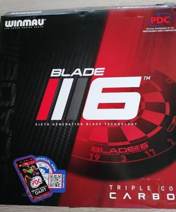 Winmau Blade 6 triple cœur, flèches Winmau, étui à fléchette disponible aux enchères