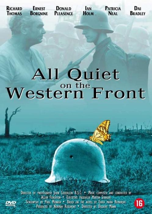 All quiet on the Western front met Richard Thomas,, Cd's en Dvd's, Dvd's | Klassiekers, Zo goed als nieuw, Actie en Avontuur, 1960 tot 1980
